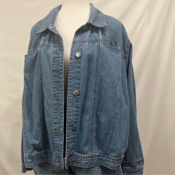 Faded Glory Denim Shacket - Picture 1 of 5